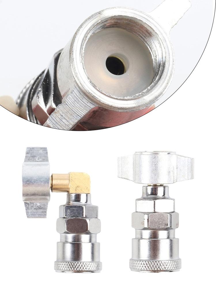 1pc Truck Dust Blower Pneumatic Connector Straight Elbow Integrated Fast Connection Metal Pneumatic Replacement Parts