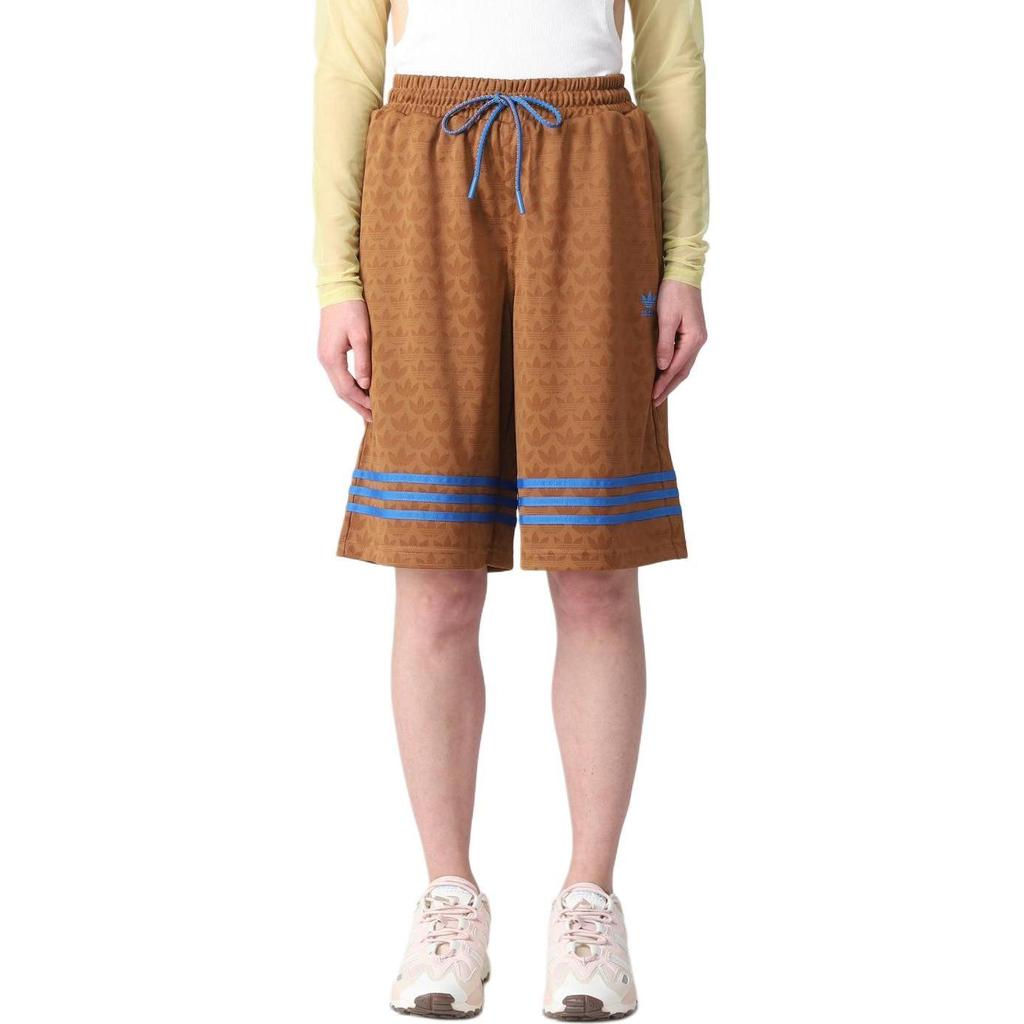 (WMNS) adidas originals Adicolor 70s BB Monogram Shorts 'Brown Desert' Damen IK7859