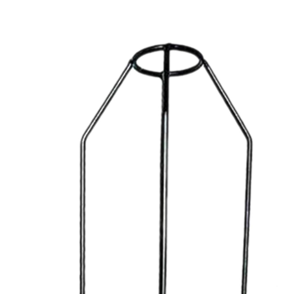 Geometry Shape Metal Vase Frame Stand for Branches, Wheat Decorative Multifunctional 9x9x42cm Iron Art Frame Tabletop Ornament
