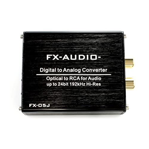 FX-AUDIO- FX-05J High-End Mobile Audio DAC with Optical Digital Input, ES9018K2M, USB Powered, High-Resolution Audio