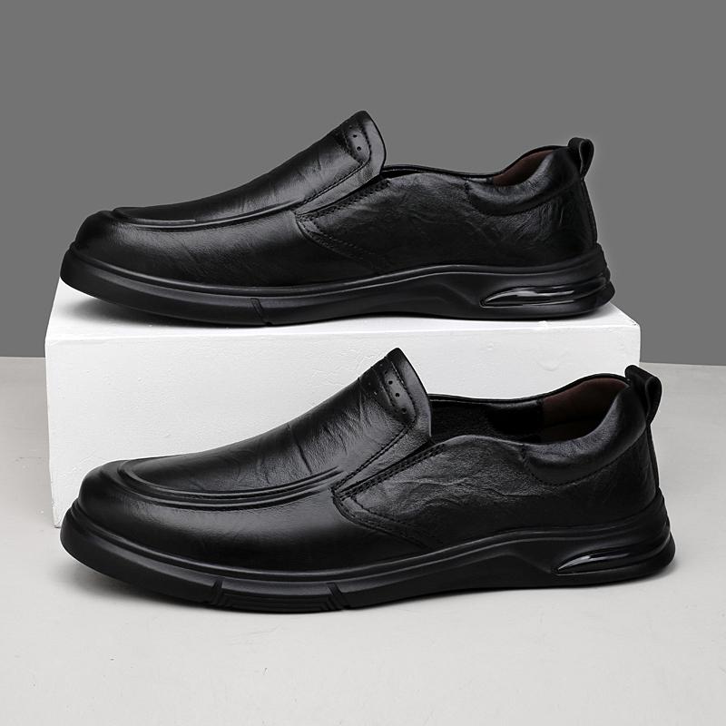 Men's Genuine Leather Loafers Handmade Men Driving Shoes Handmade Moccasins Walking Man Slip on Flats Leisure Walk Casual Shoes