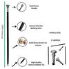 Wooden Walking Stick Cane Victorian Knob Wooden Cane Brass Handle Victorian Style Solid Vintage Head Walking
