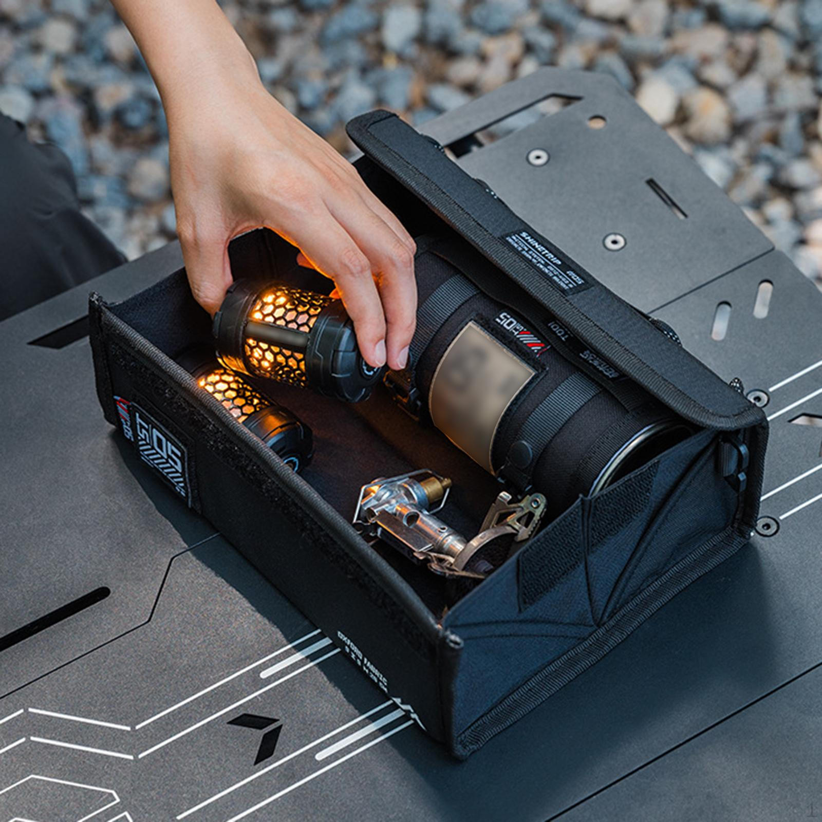 

Camping Storage Bag Outdoor Carry Versatile Reusable Container Pouch Box for 9cmx9cmx25cm