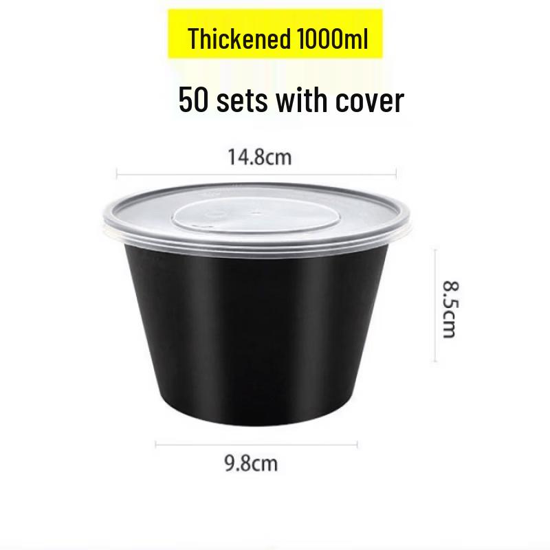 

Disposable Plastic Takeaway Bowls with Lids