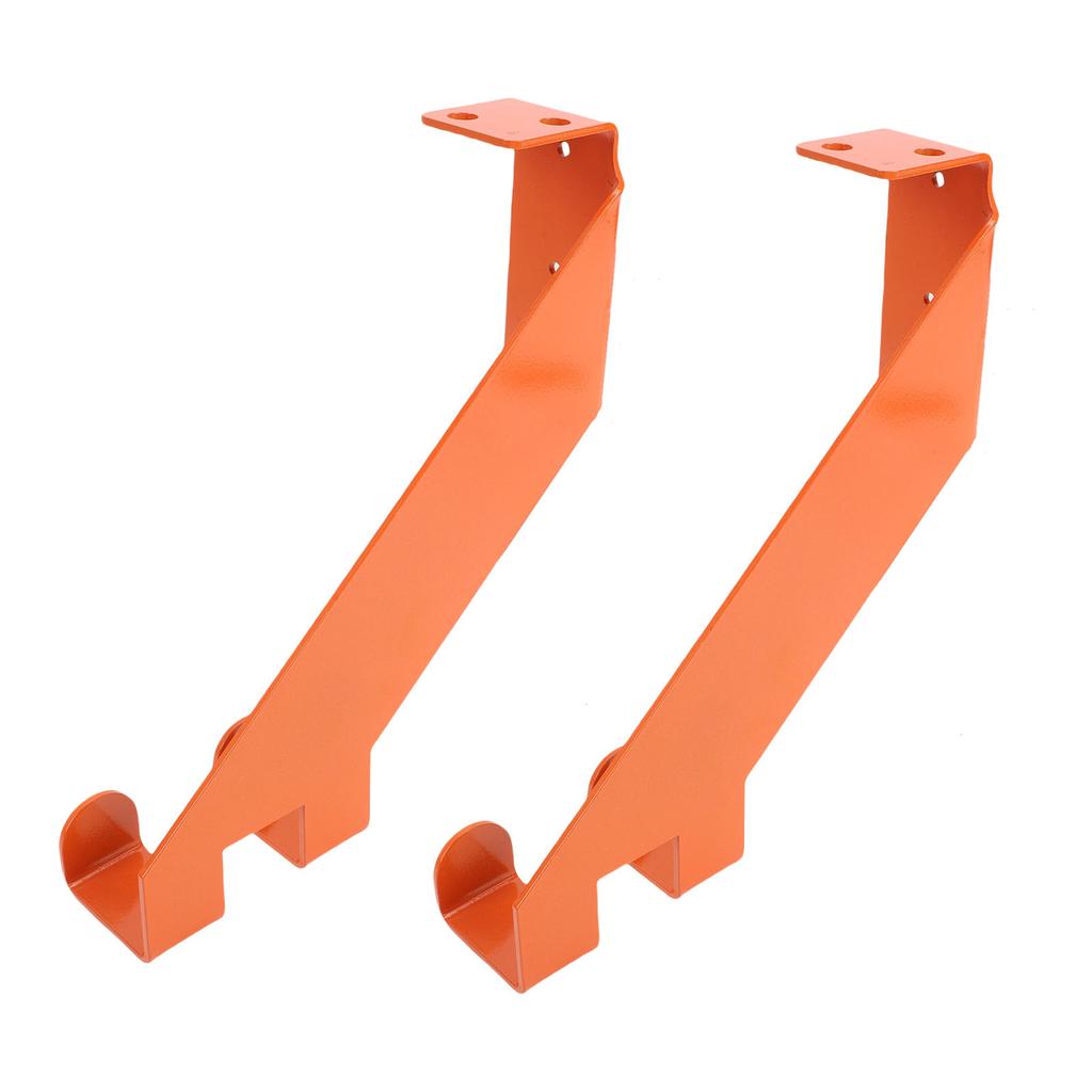 2PCS Chainsaw    Stainless Steel Wall Mount Heavy Duty Chainsaw Hold  Garage Storage   for Home Workshop Orange