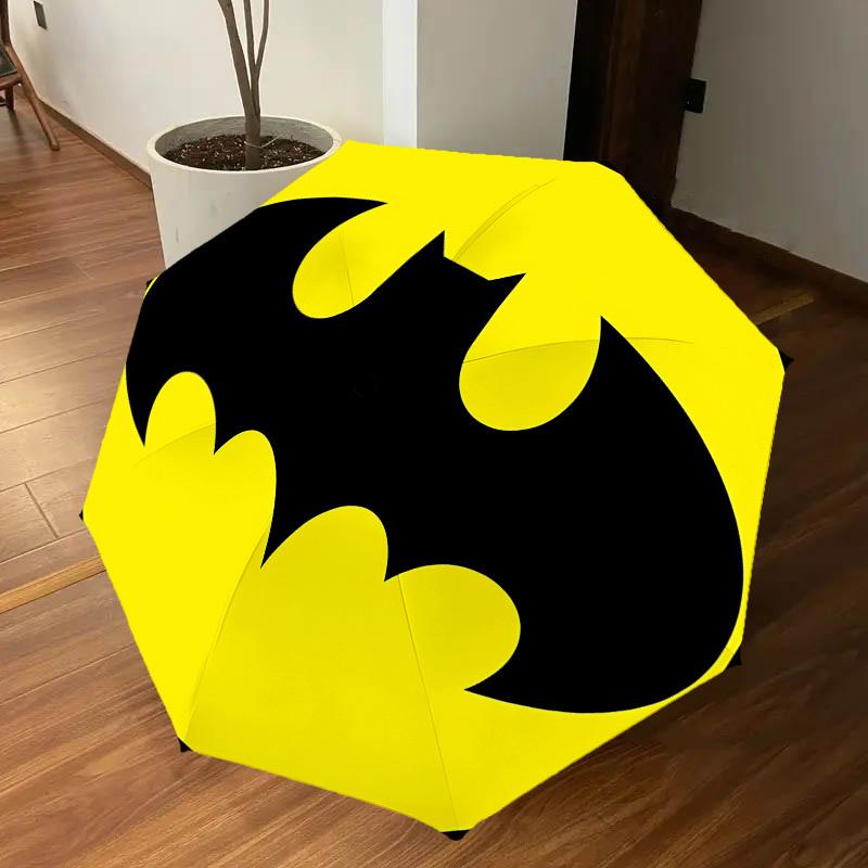 1PC Warner batman logo Umbrella-8-Rib Reinforced, Automatic Open, Lightweight & Durable-A53