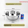 ZISIZ Food-Grade 316 Stainless Steel Mixing Bowl