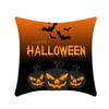 Halloween Throw Pillow Cover Linen Print Halloween Home Decor Cushion Cover Sofa Cushion Back Cushion