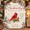 Thoughtful Little Gifts for Christmas Hug Pocket Card, Mini Festive Greeting Card Adorable Characters Decor with Envelope, Holiday Gift Tag