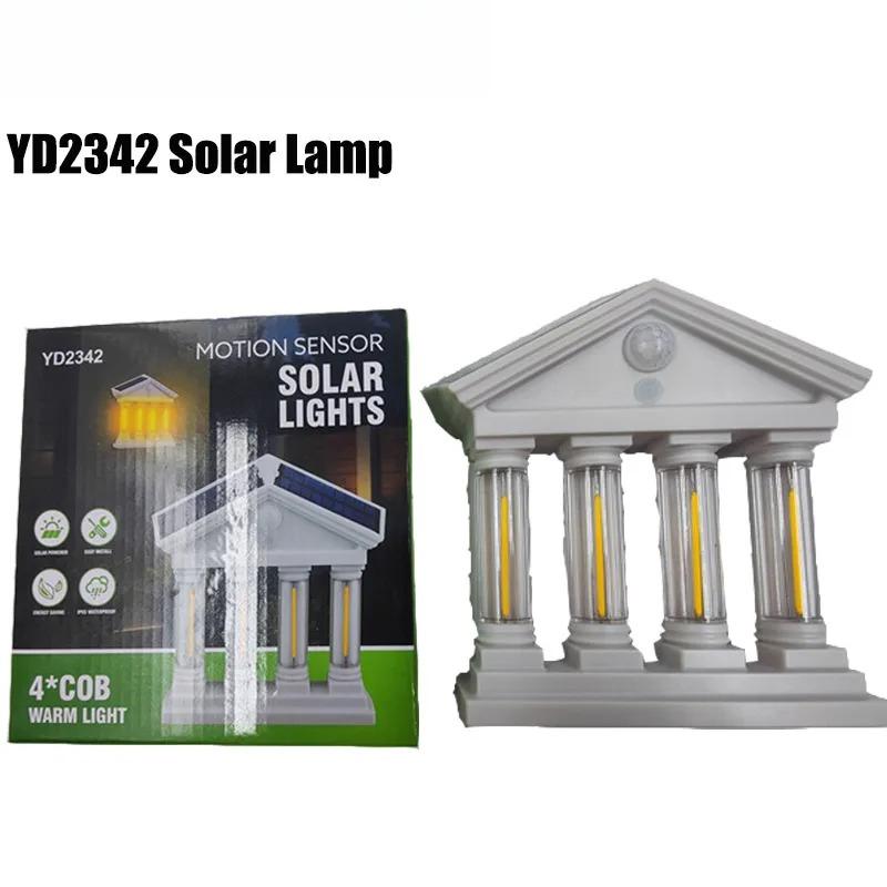 Super Bright Waterproof Outdoor Solar Lights LED Wall Lights for Courtyard Villas Gardens