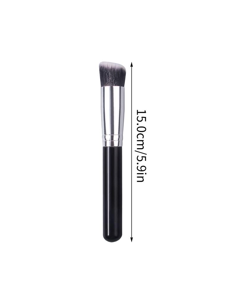 1PCS black premium Foundation Brush concealer Brush does not eat powder flat head oblique novice seamless Korean concealer