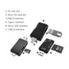 Tf Sd Card  Reader Memory Card Portable Usb2.0 Type C Adapter Multi-function Card Reader