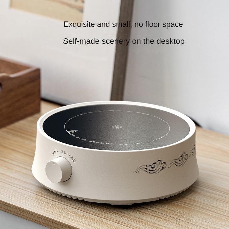 220V Electric Stove With Glass Tea Pot Steam Dessert Stove Household Water Kettle Induction Cooker