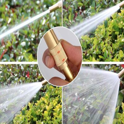 Messing Hochdruckregner Einstellbar Gartenbewässerung Spritzpistole Schnellkupplung Wasserpistole Gartengerät Düse Autowäsche