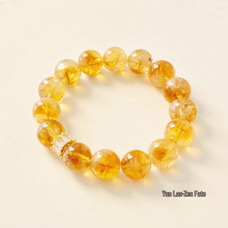 Natural Citrine Bracelet: Attract Wealth and Luck with This Elegant Crystal Jewelry Gift