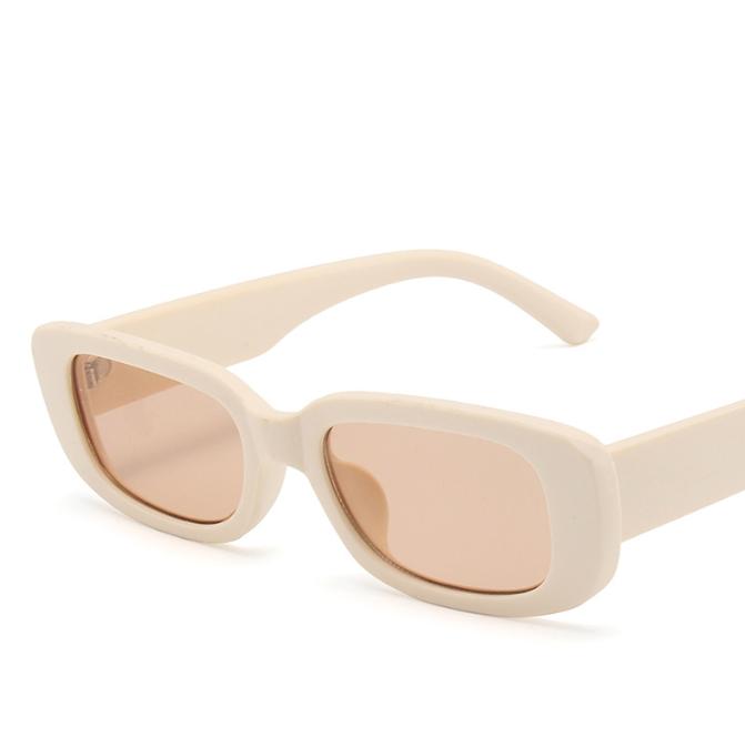 Small Square Rectangle Sunglasses Women Square Sunglasses 90s Retro Eyewear Vintage Candy Color Sunglasses Lentes Sol