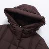 Xuezhongfei Women's Mid-length Hooded Winter Duck Down Jacket