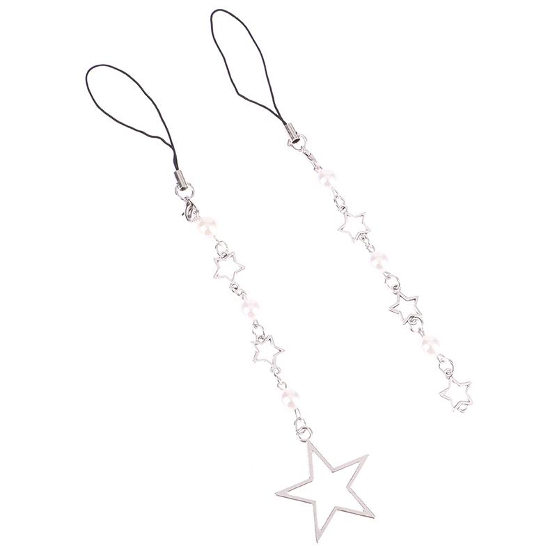 Minimalist Phone Lanyard Cute Star Heart Cross Pendant Phone Strap Phone Charms Accessories