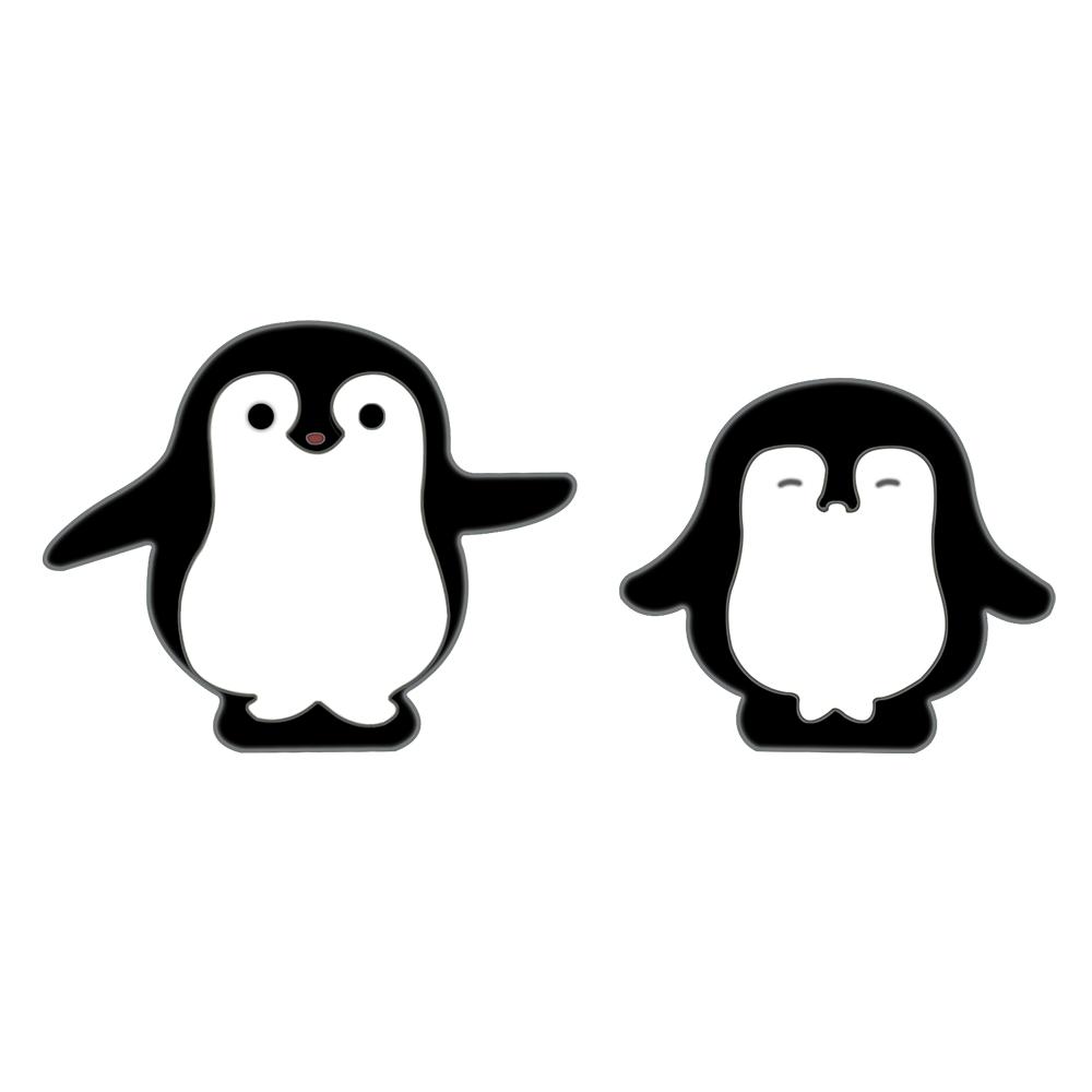 

2-3pcs Cartoon Brooch Cute Animal Cats Paw Penguin Lapel Pins Punk Ghost Plant Badges Shirts Bag Jewelry Friends Gifts Wholesale