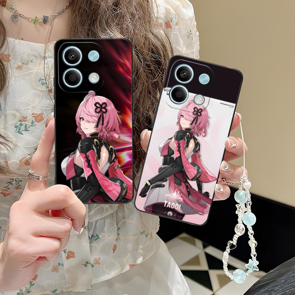 Wuthering Waves Taoqi Mobile Phone Case for POCO M7 M6 M5 M4 M3 X7 X6 X5 X4 X3 Pro GT 5G Colorful Printing Cover Cover Pretty