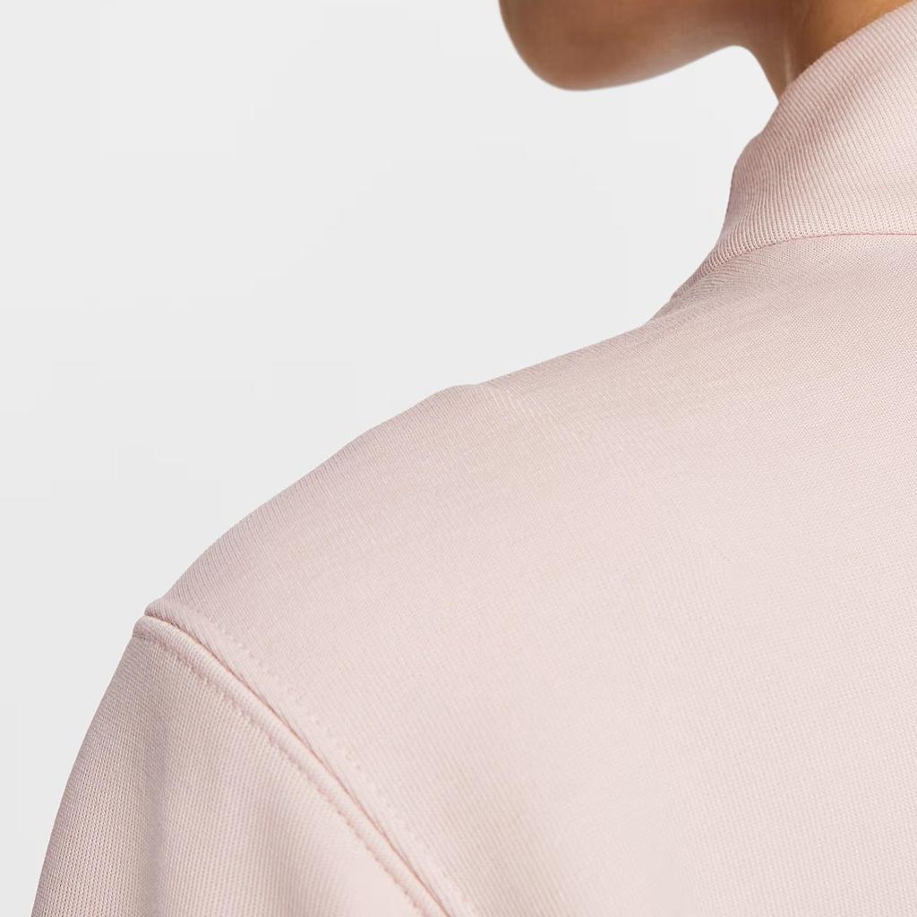 Nike Sweatshirts Women's Pink Stand Collar Moderate Regular HV2797-667