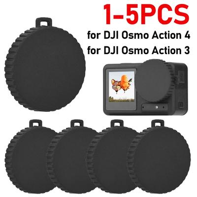 Cubierta de Lente para Cámara Deportiva de TPU, Cubierta Protectora Anti-Arañazos, Protector de Lente Anti-Manchas para Lente de DJI Osmo Action 4/Action 3