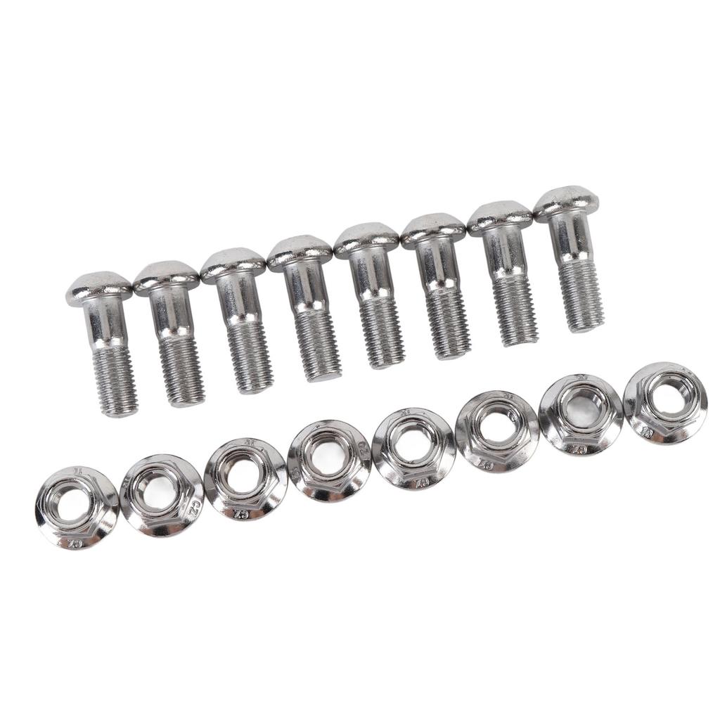 16PCS Rear Sprocket Bolts Nuts 90109 10013 00 M10x35mm High Strength Iron for 350 700 700R YFZ450