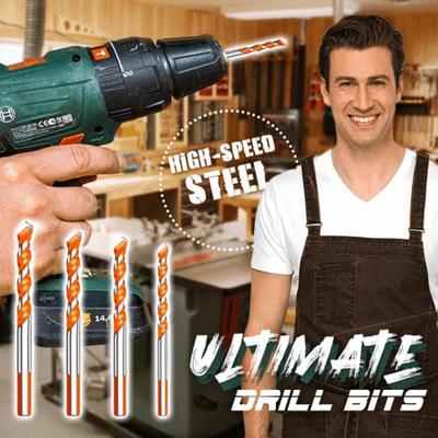 8//10PCS Multifunctional Drill Bits Ceramic Wall Glass Punching Hole Working Set