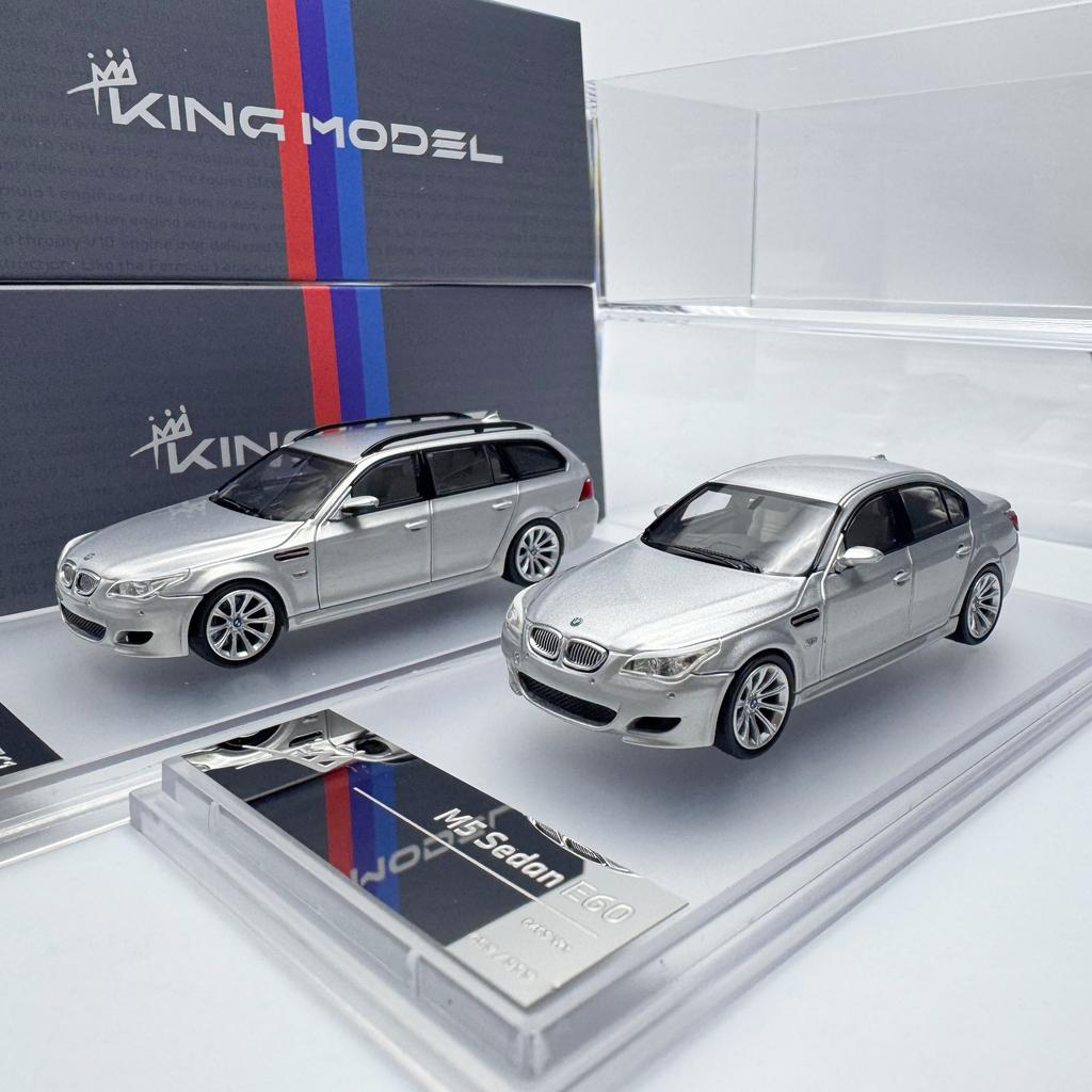 King Model 1:64 M5 E60 E61 Saloon Touring Alloy Car Model