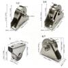 Guide Pulley Wheel Assembly with Two-Hole Mount for Window Roller Repair Door Track Hardware and Guided Motion Support