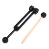 Aluminum Alloy OM136.1 Frequency Tuning Fork Yoga Meditation Tuning Energy Fork With Hammer