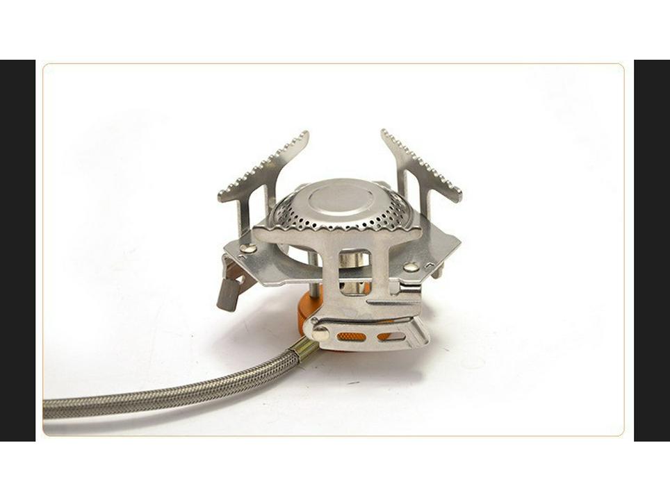 Portable Outdoor Camping Gas Stove Head: Split Design for Self-Driving, Fishing, and Picnic Cooking