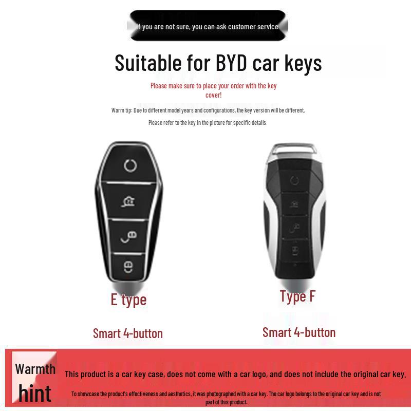 BYD Song L Key Case: Protective Car Key Shell and Interior Modification Accessory