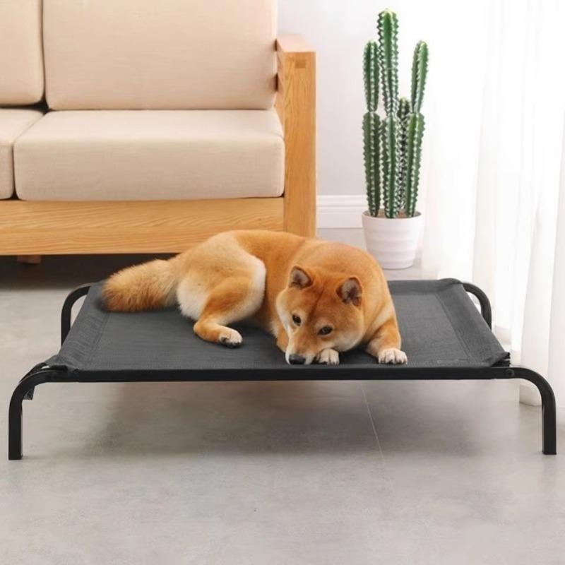 Elevated Dog Bed Outdoor Portable Pet Bed Dog Hammock with Washable Breathable Mesh