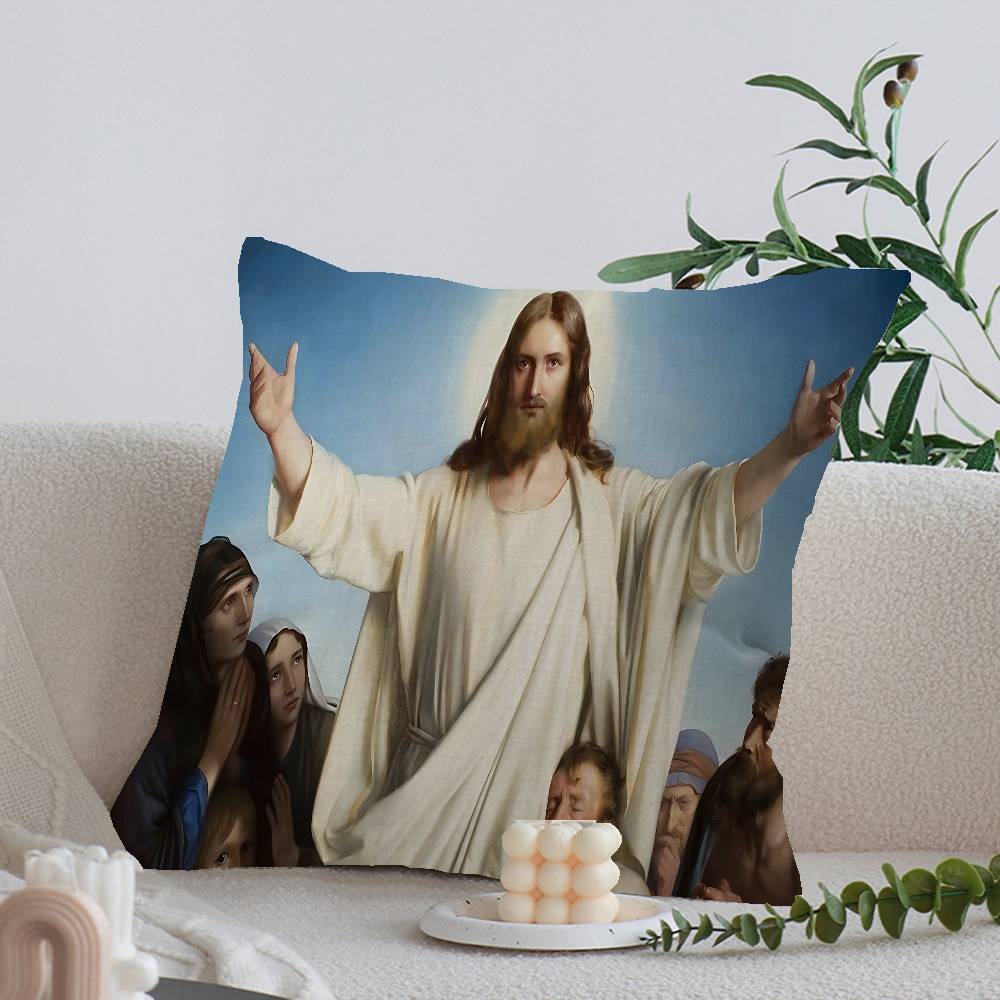 Einfache Kreuz Jesus Personalisierte Kissenhülle Kinderzimmer Wilde Party Deko Kissenbezug Kindergeburtstag Dusche Geschenk
