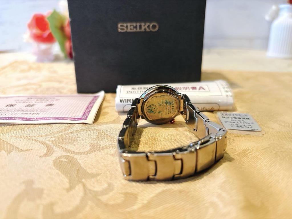 [USED] Seiko WIRED Watch with Natural Diamonds and Easy-Adjust Band