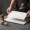 Ceramic Cake Flat White Rectangular Plate Sushi Plate Baking Tableware Creative Steak Plate Restaurant Commercial Plate