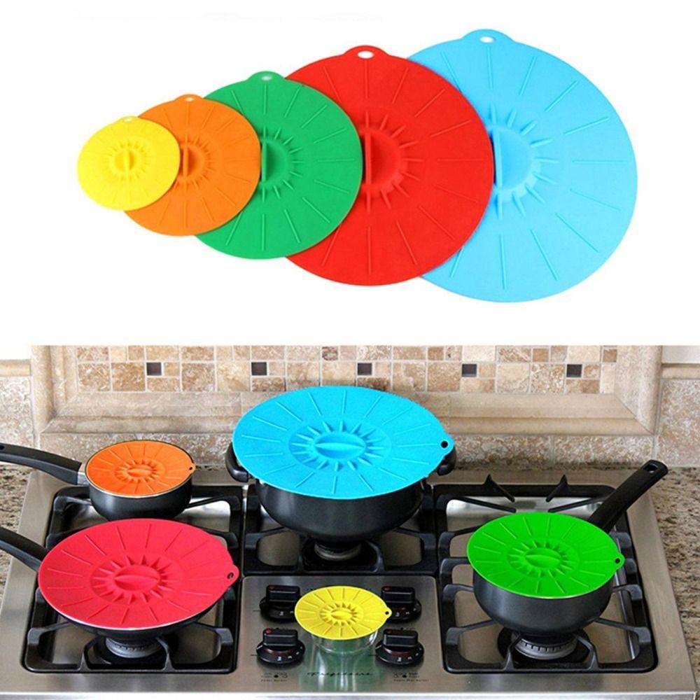 Keep Fresh Reusable Sealed Heat Resistant Kitchen Gadgets Storage Cover Food Lid Microwave Cover