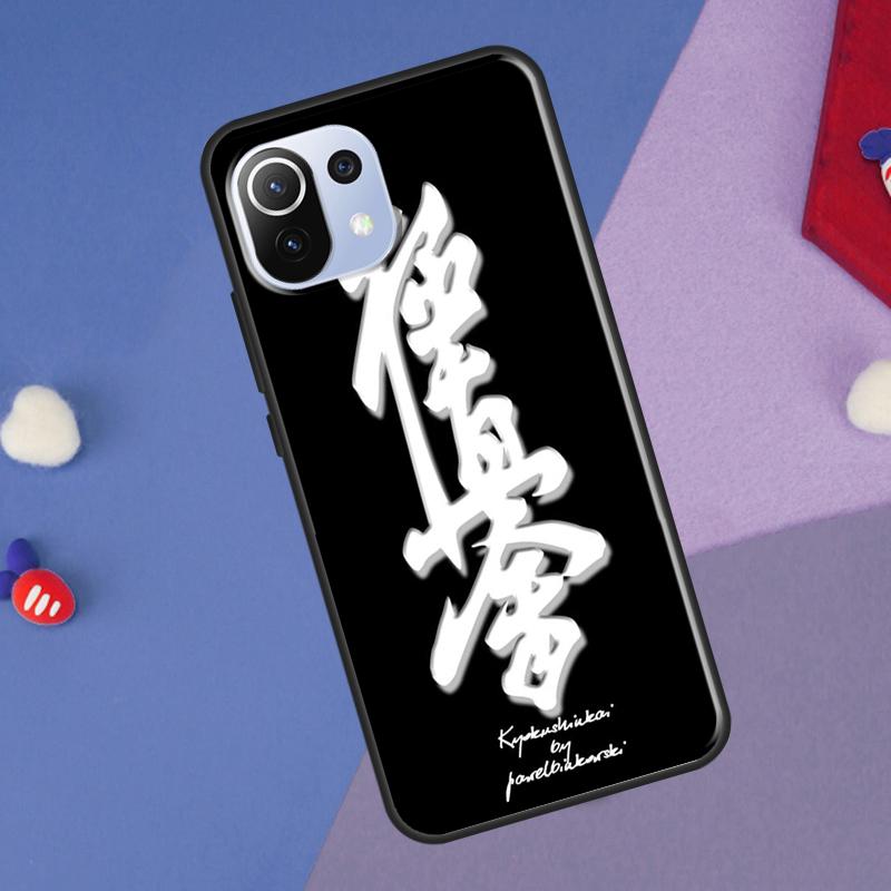 Kyokushin Karate Symbol Cover For Xiaomi 13 14 Ultra 11T 12T 13T 14T Pro POCO X7 Pro X3 X5 F3 F5 F6 M6 X6 Pro Case