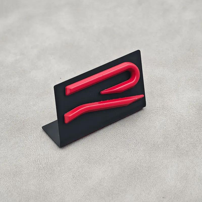 3D Metal R Logo Emblem Car Rear Trunk Sticker Front Grill Badge For Polo MK8 Passat Tiguan CC Golf R Accessories