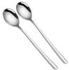 Korean Style 410 Stainless Steel Long Handle Dessert Spoon