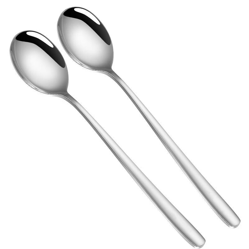 Korean Style 410 Stainless Steel Long Handle Dessert Spoon