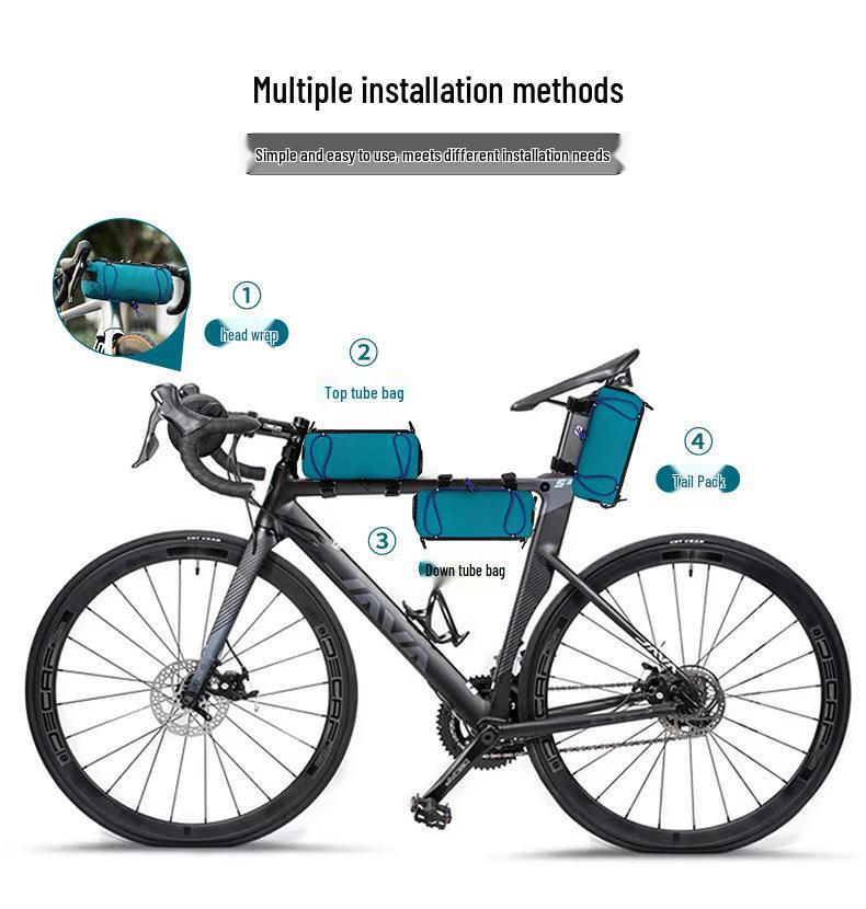 Universal Crossbar Bag for Mountain and Road Bikes - Front Beam Bag for Outdoor Cycling