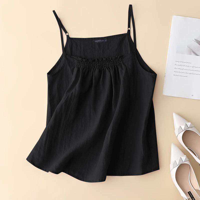 ZANZEA Women Summer Casual Straps Slip Camisoles
