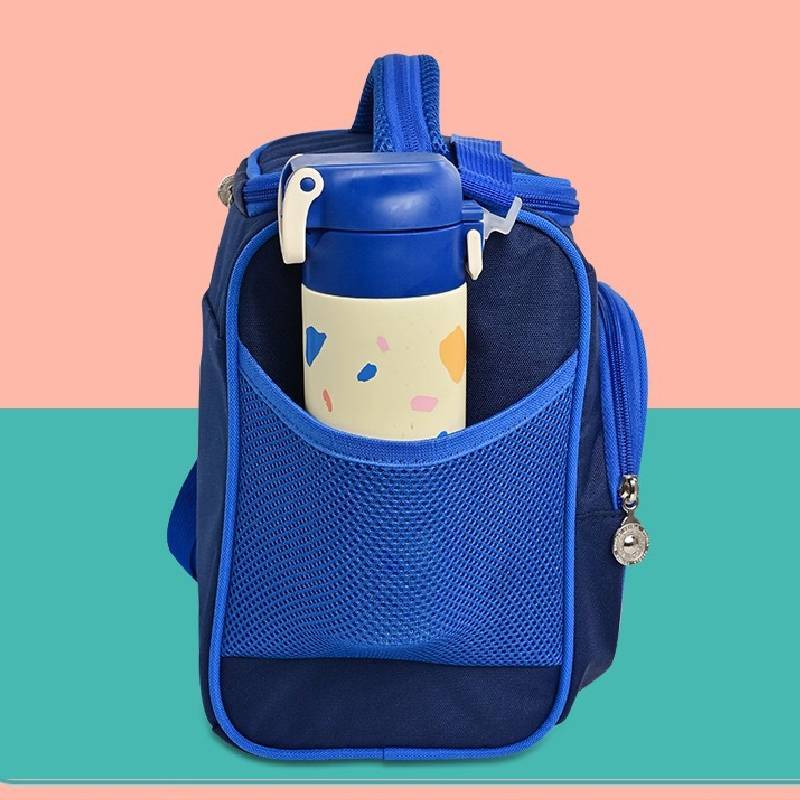 Oxford Cloth Kids Lunch Bag With Waterproof Insulation For School And Work