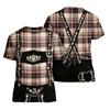Men's Short Sleeve T Shirt with Vintage Oktoberfest Pattern Loose Fit Casual Summer Daily Top for Comfortable Wear