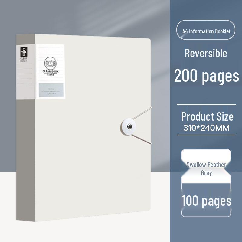 A4 Multi-layer Transparent Storage Folder for Test Papers, Music Scores, and Documents