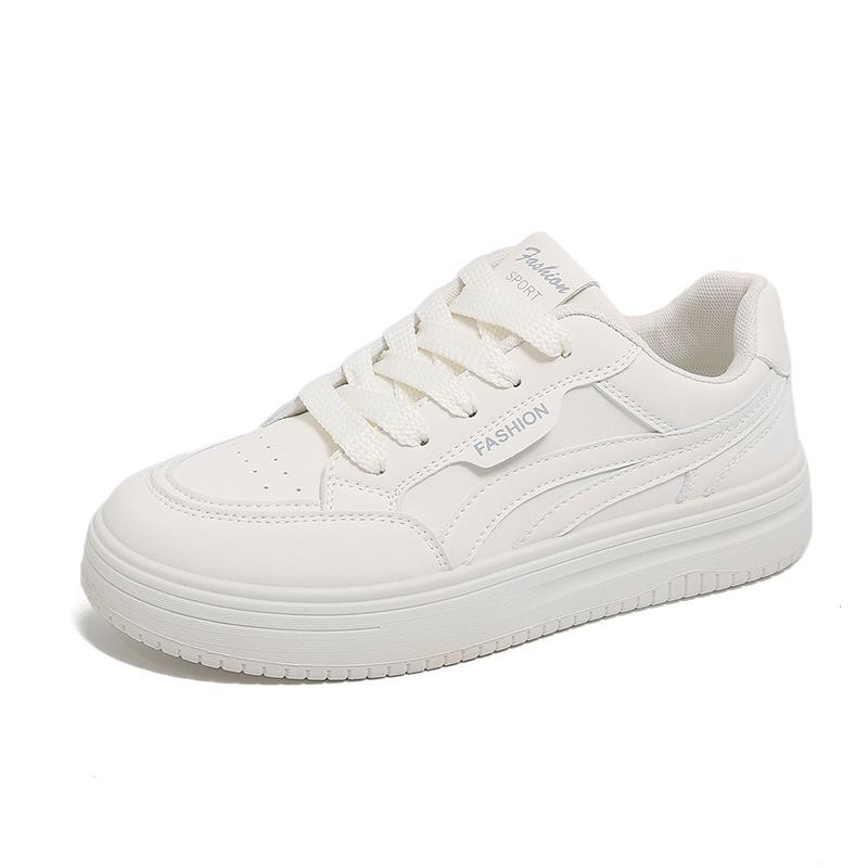 

X201 thick-soled white shoes women s 2025 autumn new versatile height-increasing casual sports board shoes soft-soled women s shoes 35