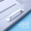 2/6/10pcs White Cabinet Handles & Knobs - Aluminium Alloy Modern Furniture Hardware for Kitchen/Closet/Cupboard/Drawer