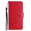 For Samsung Galaxy A56 5G/M56 5G Case Wallet Stand Imprinted Butterfly Flower PU Leather Phone Cover